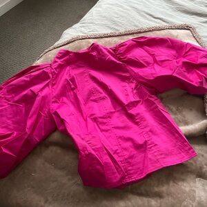 BR x HARBISON Balloon-Sleeve Top